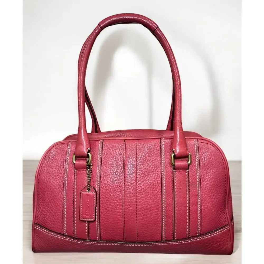 Y2K Coach 10526 Hamilton Pebble Leather Satchel Bag